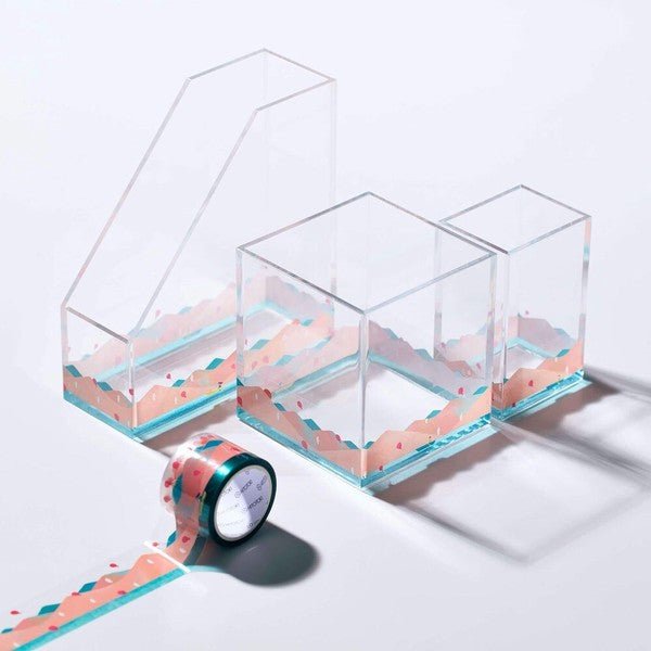 KINGJIM SODA Washi Tape 30mm Field Horsetail - Note and Nib