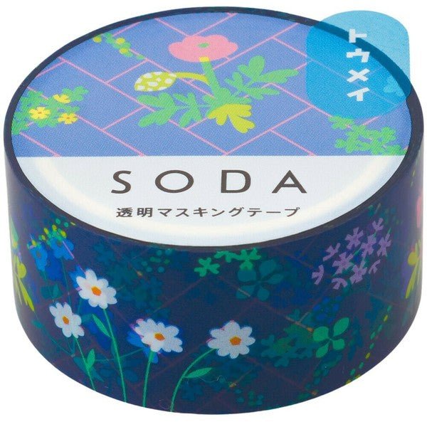 KINGJIM SODA Washi Tape - Brick (20mm) - Note and Nib