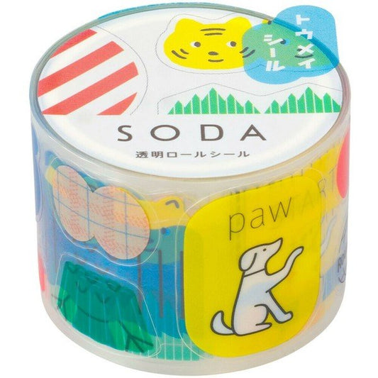 KINGJIM SODA Washi Tape - Variety (30mm) - Note and Nib