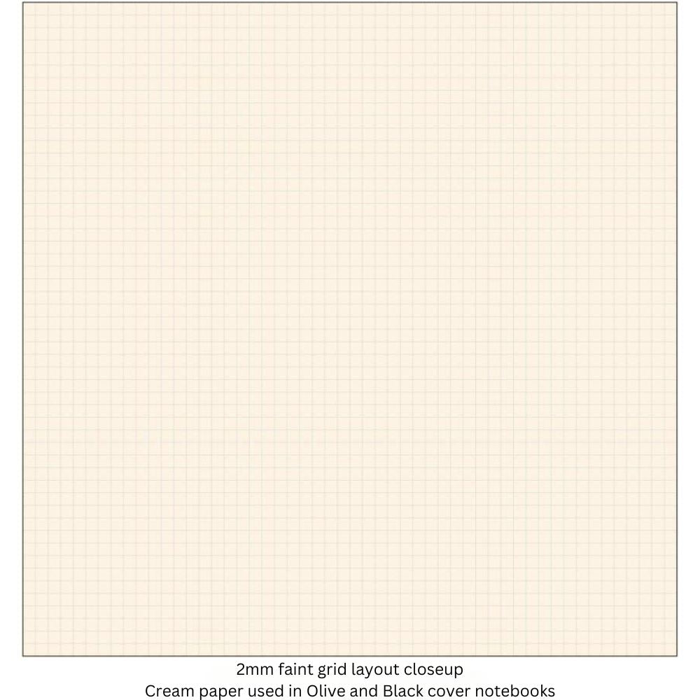 Kleid x Life Noble Notebook, 2mm Grid Paper, A5 - Note and Nib