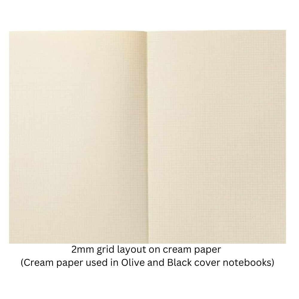 Kleid x Life Noble Notebook, 2mm Grid Paper, A5 - Note and Nib