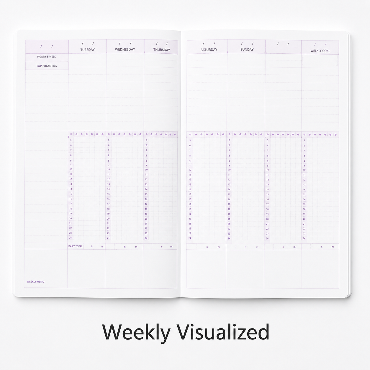 KOKUYO Notebook Campus Weekly Study Planner A5