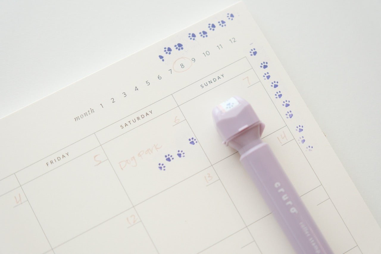 Kutsuwa Cruro Roller Stamp Pen - Note and Nib
