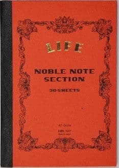 LIFE Noble Notebook A7 - Note and Nib