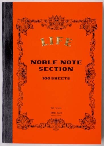 Life Noble Notebook B6 - Note and Nib