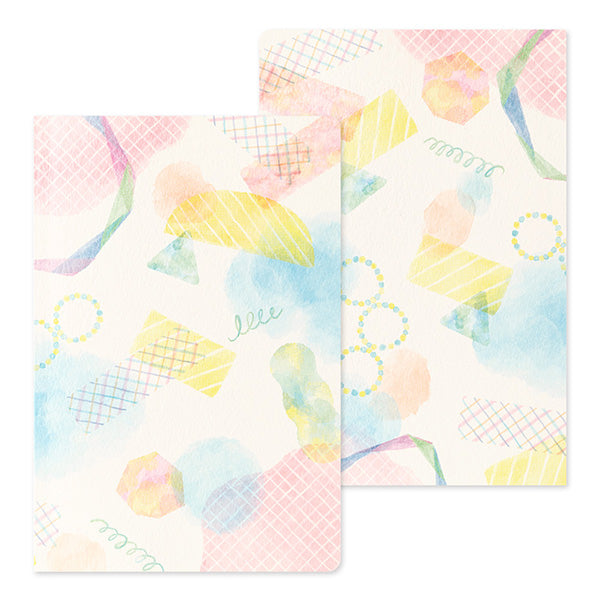 Midori Yuru Log Notebook B6 Watercolour – Front and back covers
