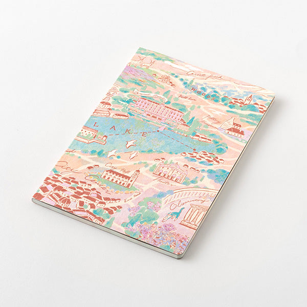 Midori Yuru Log Notebook B6 Travel & Hotel – Angled cover view