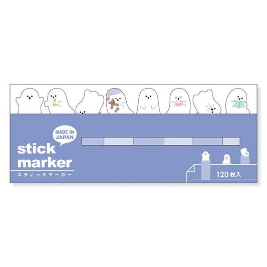 MIND WAVE Sticky Notes Page Marker Ghost - Note and Nib