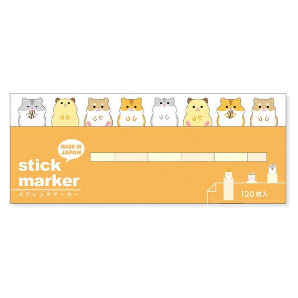 MIND WAVE Sticky Notes Page Marker Hamster - Note and Nib