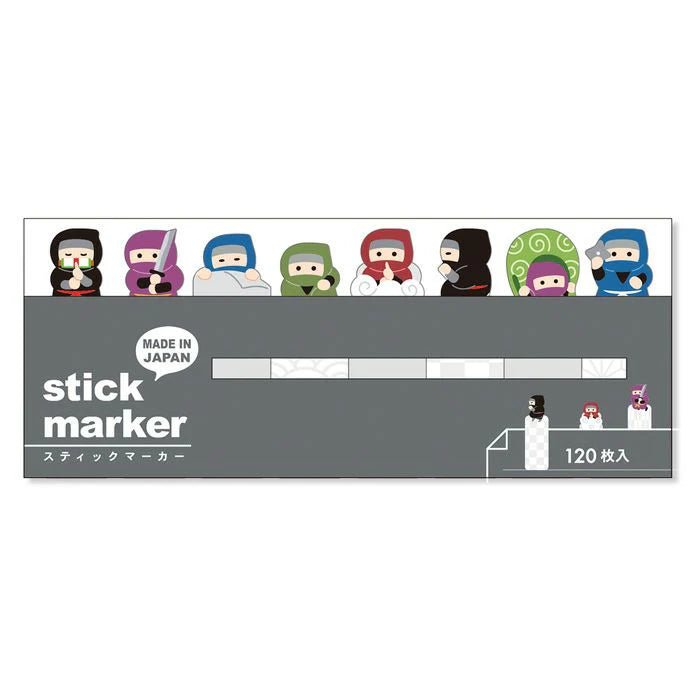 MIND WAVE Sticky Notes Page Marker Ninja - Note and Nib