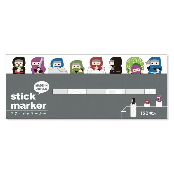 MIND WAVE Sticky Notes Page Marker Ninja - Note and Nib