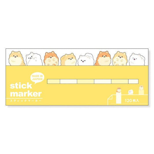 MIND WAVE Sticky Notes Page Marker Pomeranian - Note and Nib