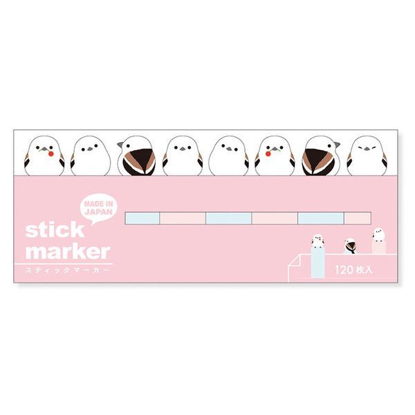 MIND WAVE Sticky Notes Page Marker Shimaenaga - Note and Nib