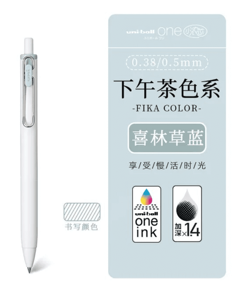 Mitsubishi Uni - ball One FIKA COLOR - Note and Nib