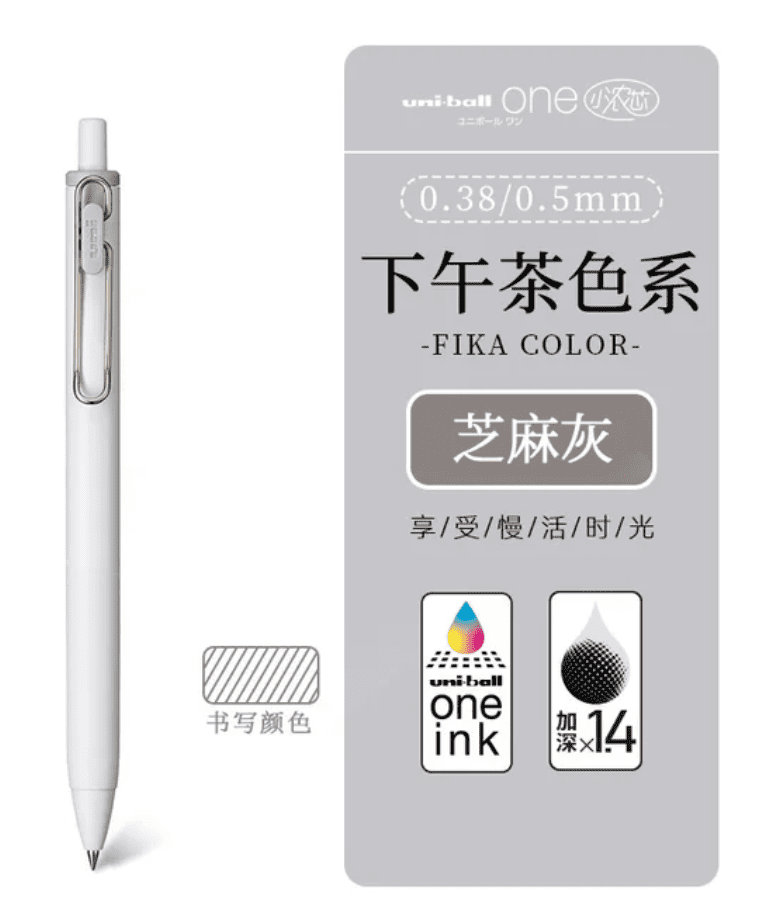 Mitsubishi Uni - ball One FIKA COLOR - Note and Nib