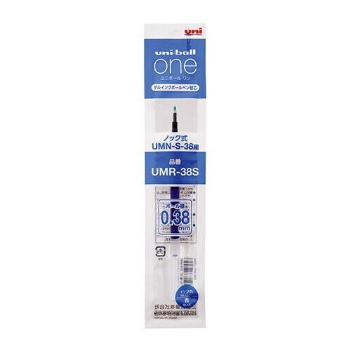 Mitsubishi Uni - ball One Gel Ink Refill UMR - 38S 0.38mm or UMR - 05S 0.5mm - Note and Nib