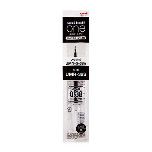 Mitsubishi Uni - ball One Gel Ink Refill UMR - 38S 0.38mm or UMR - 05S 0.5mm - Note and Nib