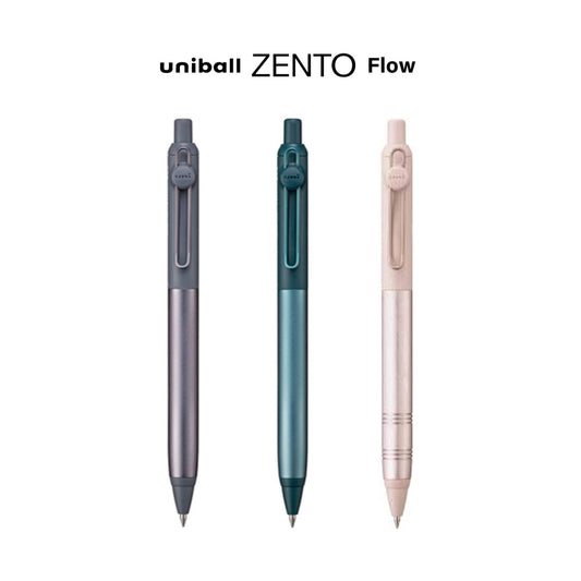 Mitsubishi Uniball Zento Gel Pen Flow & Basic Model - Note and Nib