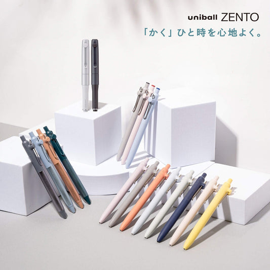 Mitsubishi Uniball Zento Gel Pen Flow & Basic Model - Note and Nib
