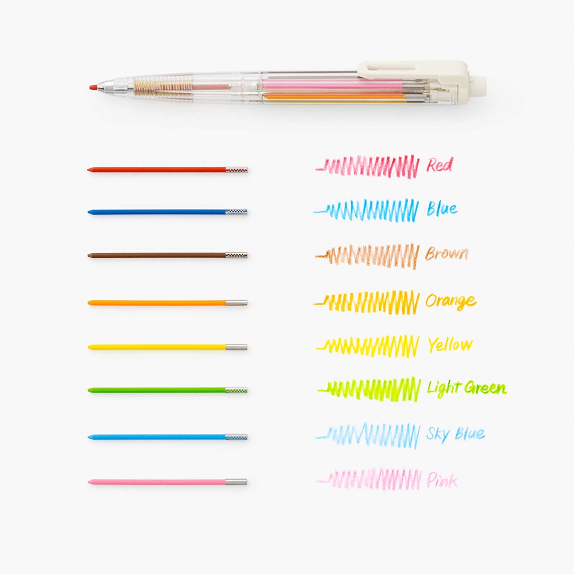 Pentel Art Multi 8 Colored Pencil - Note and Nib