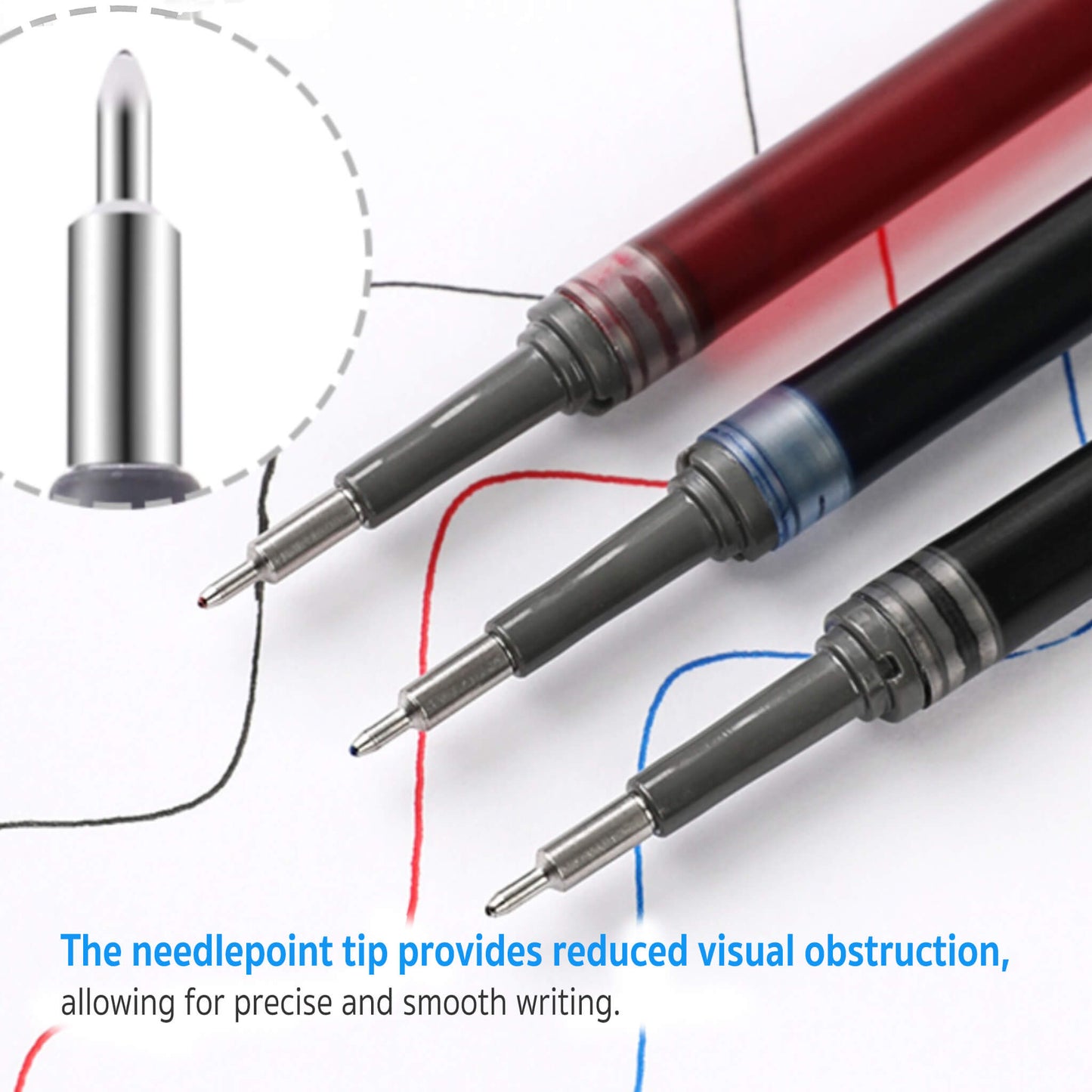 Pentel EnerGel Gel Ink Refill XLRN - Note and Nib