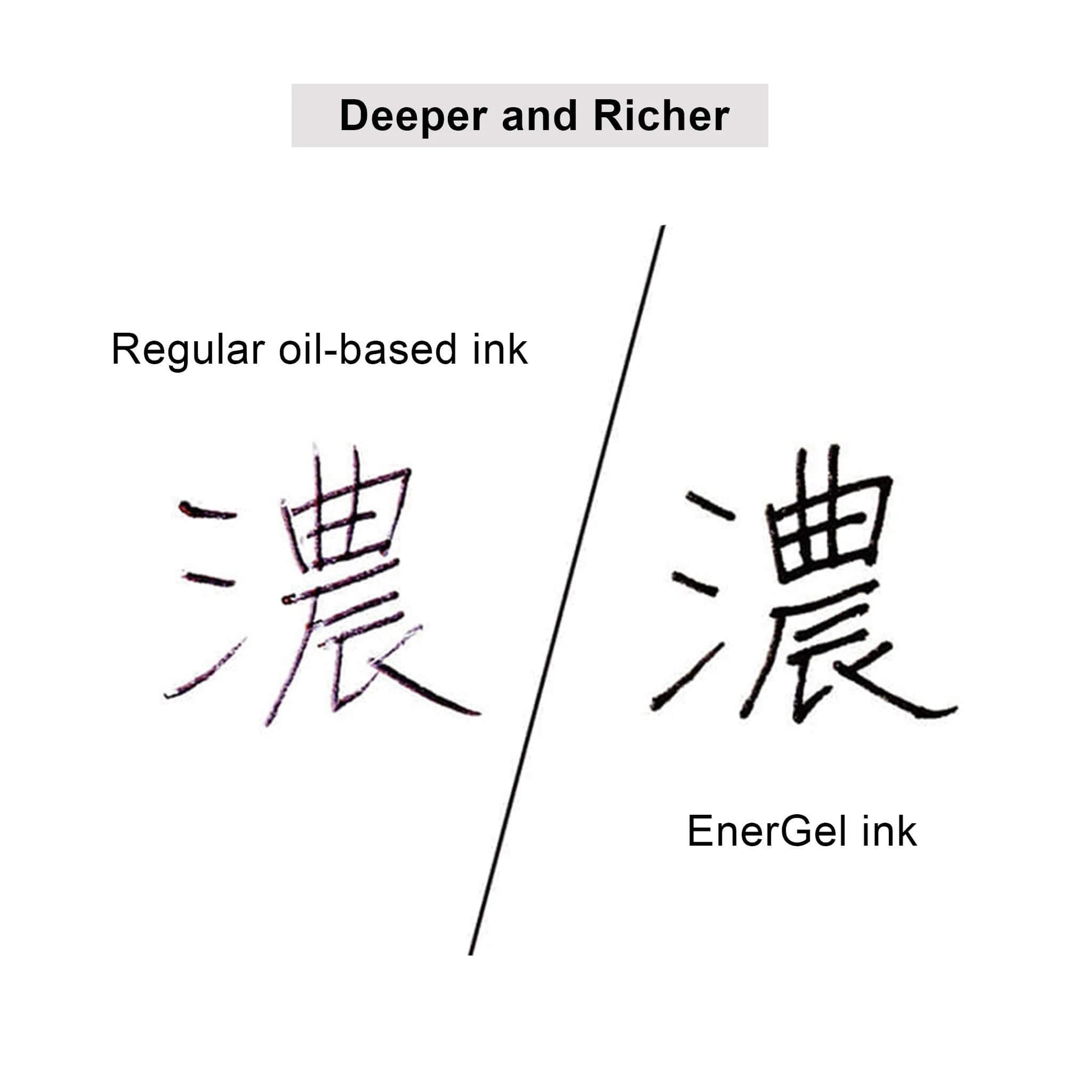 Pentel EnerGel Gel Ink Refill XLRN - Note and Nib