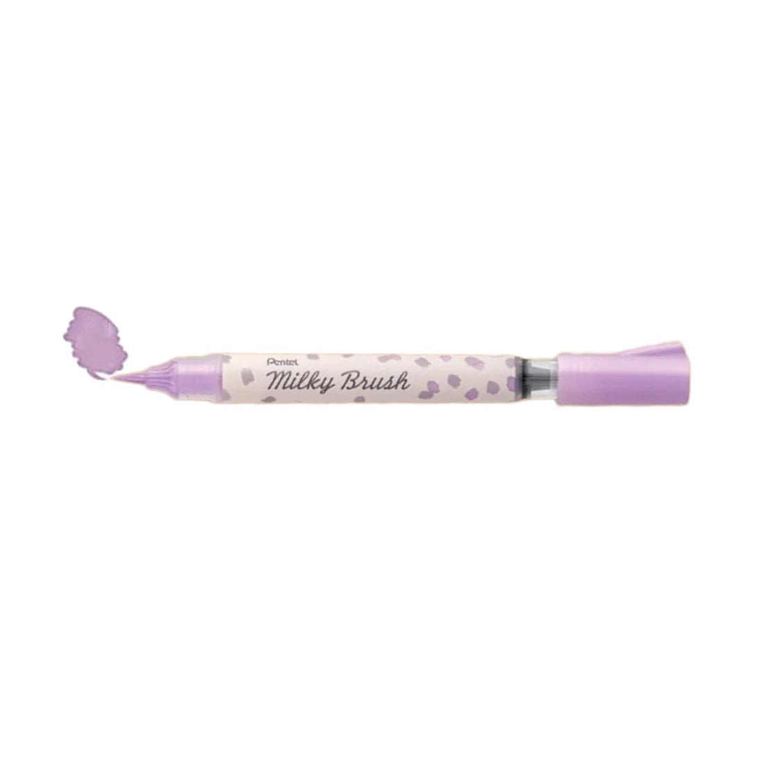 Pentel Pastel Milky colours brush pen - Note and Nib