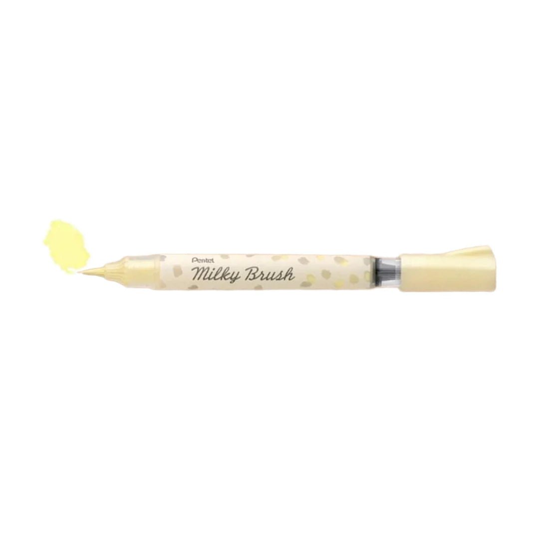 Pentel Pastel Milky colours brush pen - Note and Nib