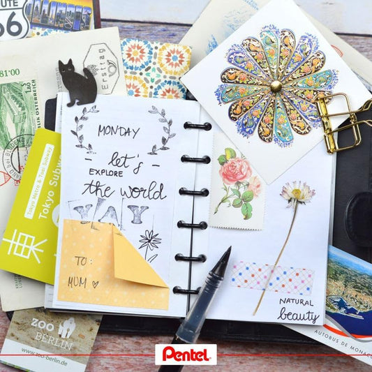 Pentel Tradio Pulaman Fountain Pen - Note and Nib