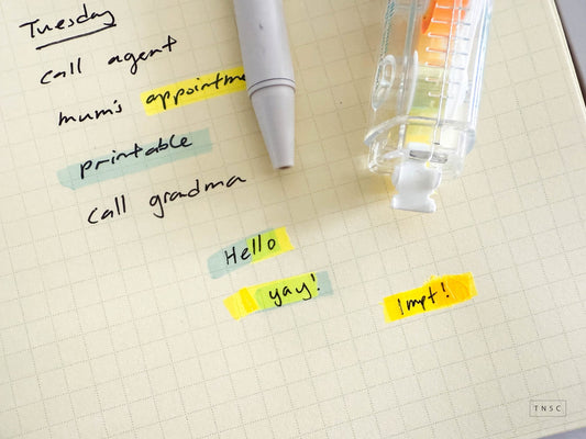 Raymay Kept - Highlighter Marker tape - Note and Nib