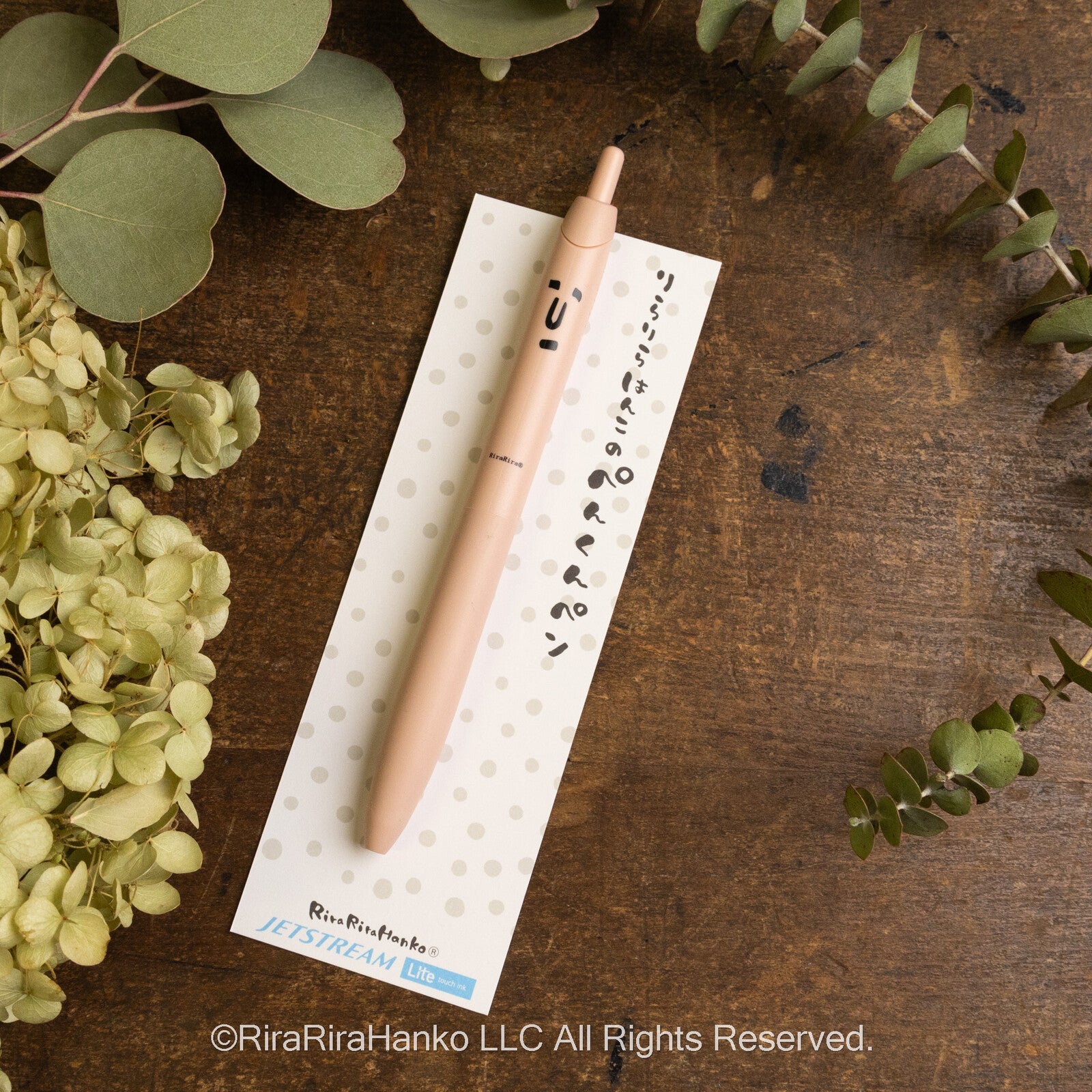 RiraRira Hanko Mitsubishi Jetstream Lite 0.5mm pen - Note and Nib