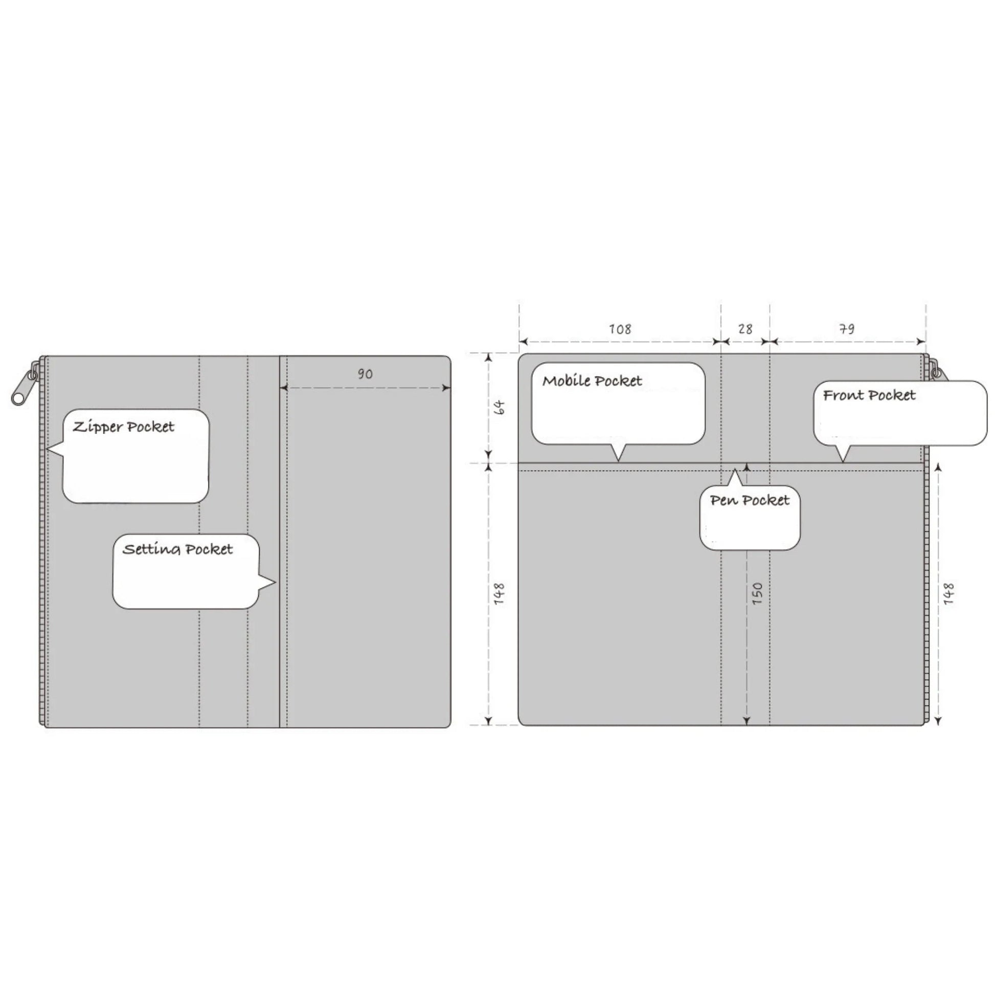 RO - BIKI NOTE CANVAS COVER - Note and Nib