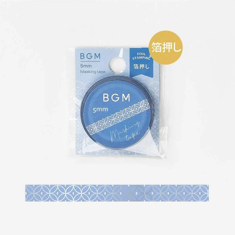 BGM Washi Tape 5mm - Pattern Circle