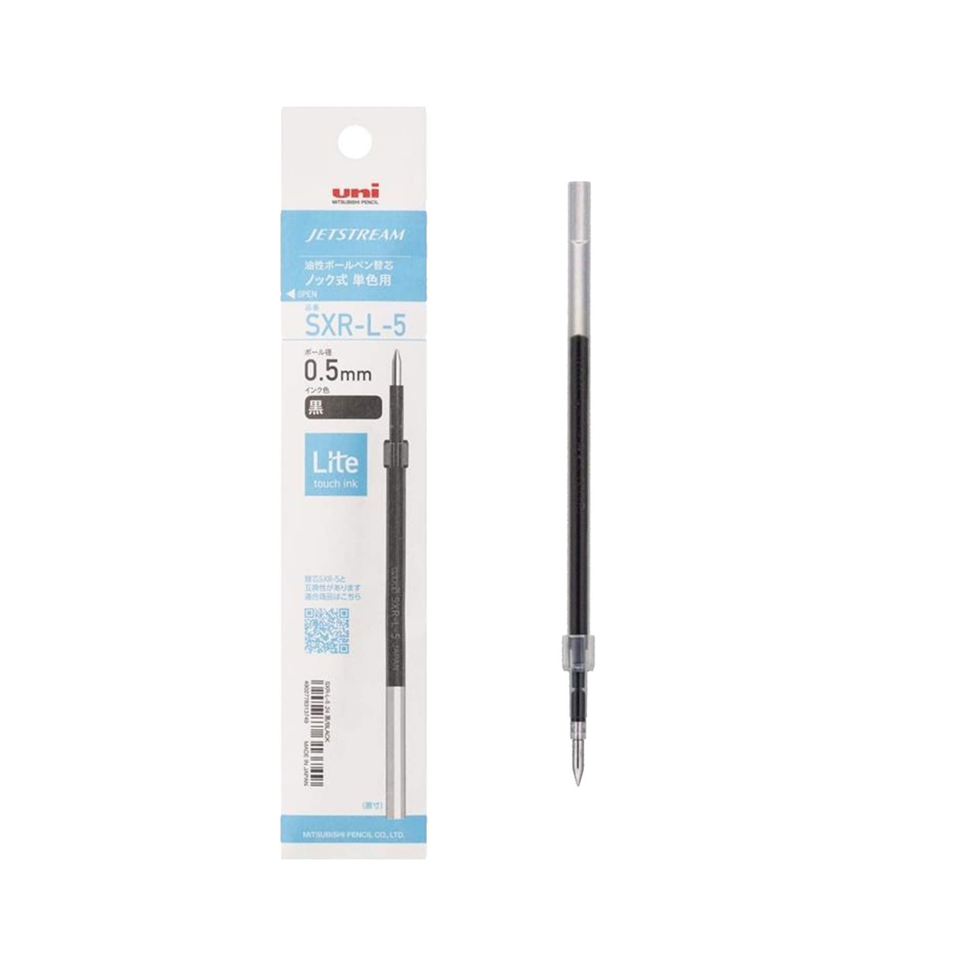 Uni Mitsubishi Jetstream Lite Ballpoint Pen Refill SXR - L - Note and Nib