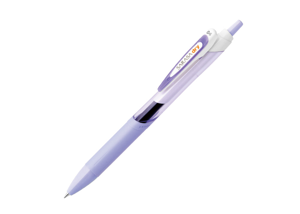 ZEBRA Sarasa Dry Soft Purple barrel - black ink / 0.4mm